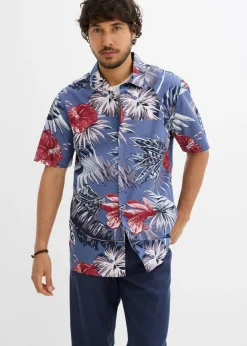 Camisa de manga corta de algodón puro
