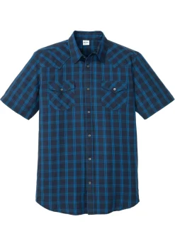 Camisa de manga corta de algodón puro