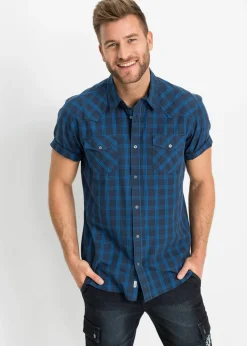 Camisa de manga corta de algodón puro
