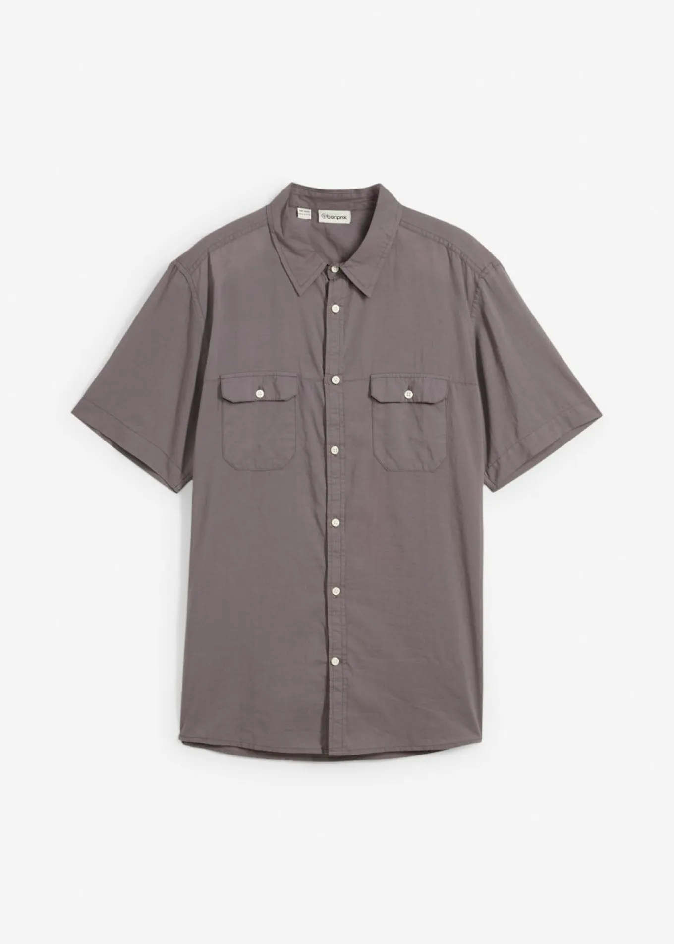 Camisa de manga corta de algodón puro