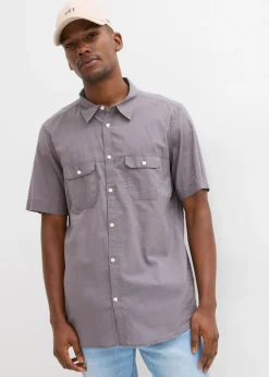 Camisa de manga corta de algodón puro