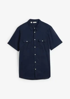 Camisa de manga corta de algodón puro