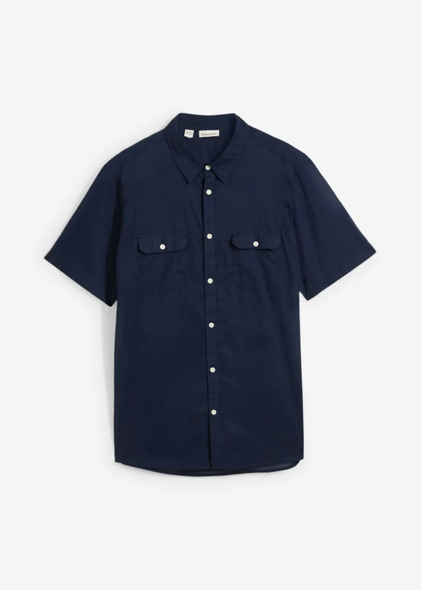 Camisa de manga corta de algodón puro