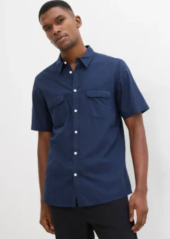 Camisa de manga corta de algodón puro