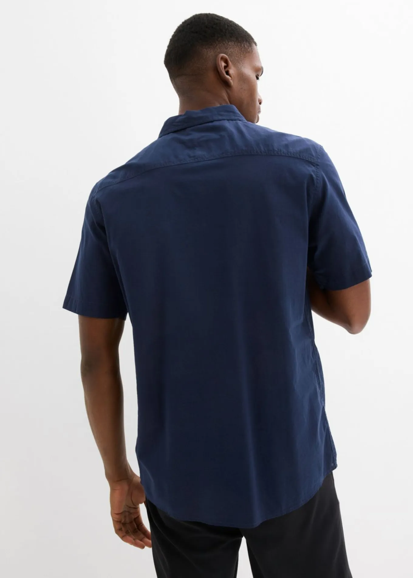 Camisa de manga corta de algodón puro