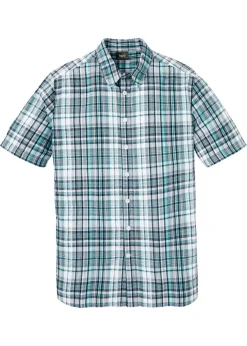 Camisa de manga corta de algodón puro milrayas