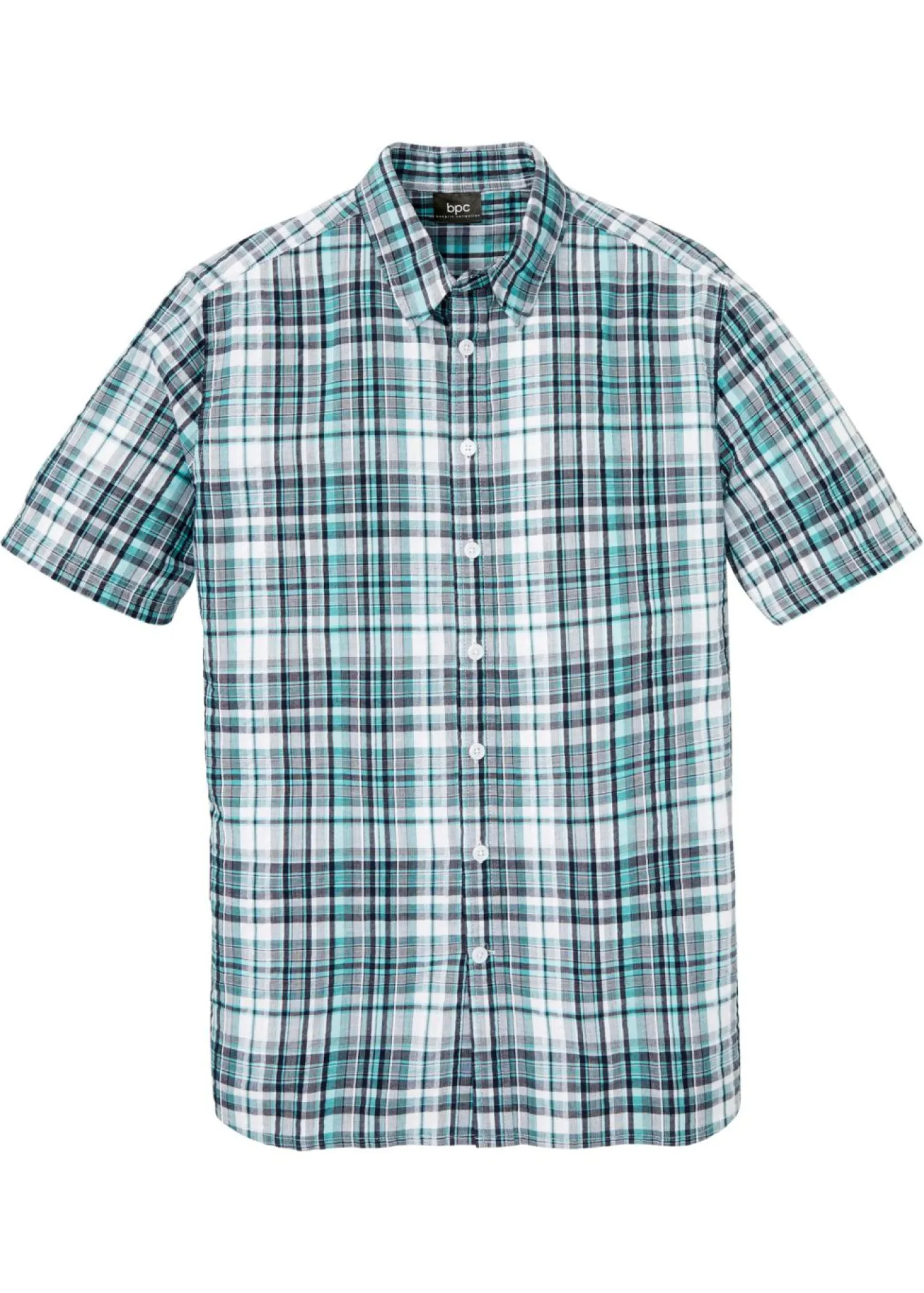 Camisa de manga corta de algodón puro milrayas