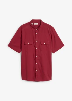 Camisa de manga corta de algodón puro