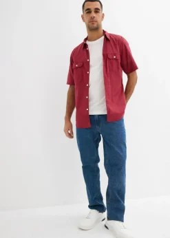 Camisa de manga corta de algodón puro