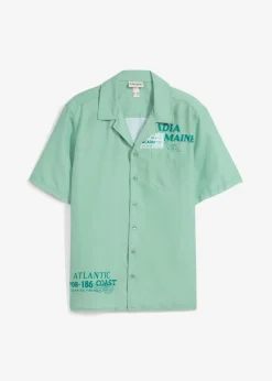 Camisa de manga corta de algodón puro