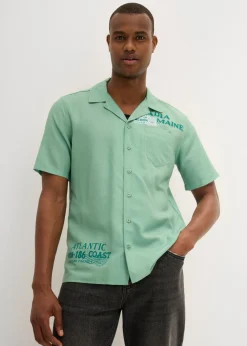 Camisa de manga corta de algodón puro