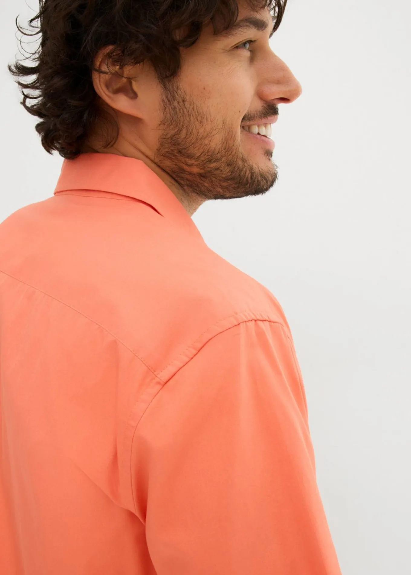 Camisa de manga corta de algodón puro