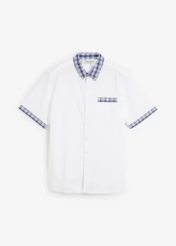 Camisa de manga corta de algodón puro
