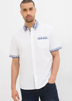Camisa de manga corta de algodón puro