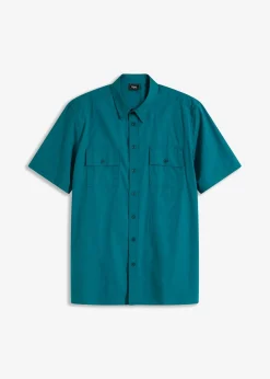 Camisa de manga corta de algodón puro