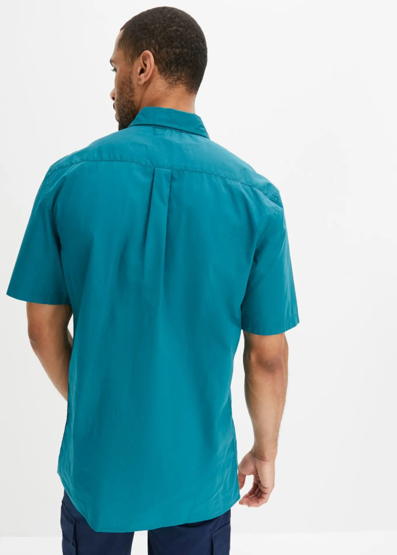 Camisa de manga corta de algodón puro