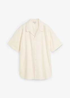 Camisa de manga corta de lino