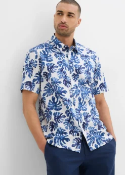 Camisa de manga corta de algodón puro