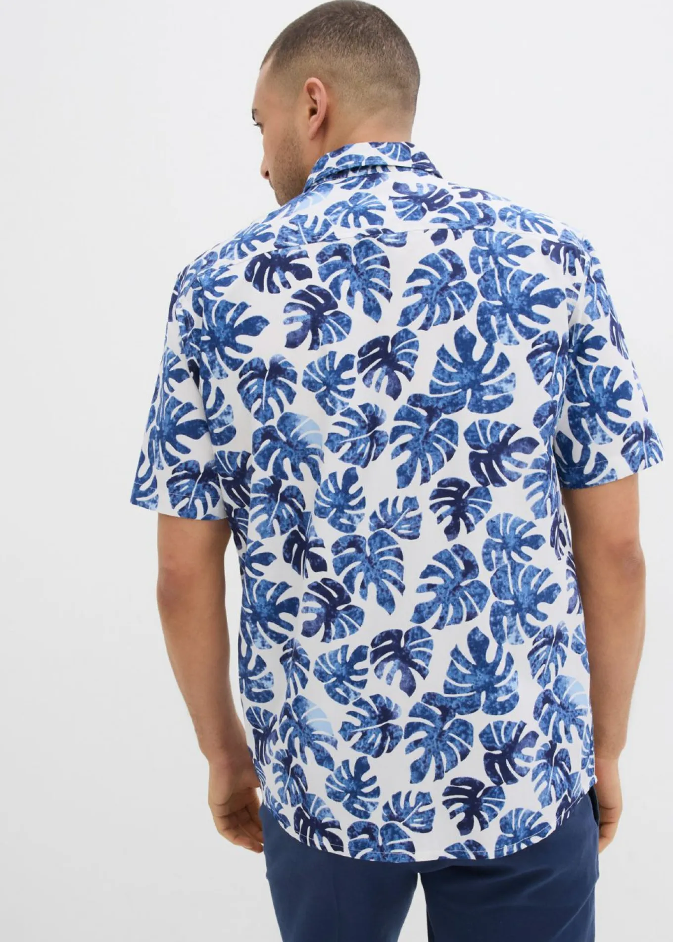 Camisa de manga corta de algodón puro
