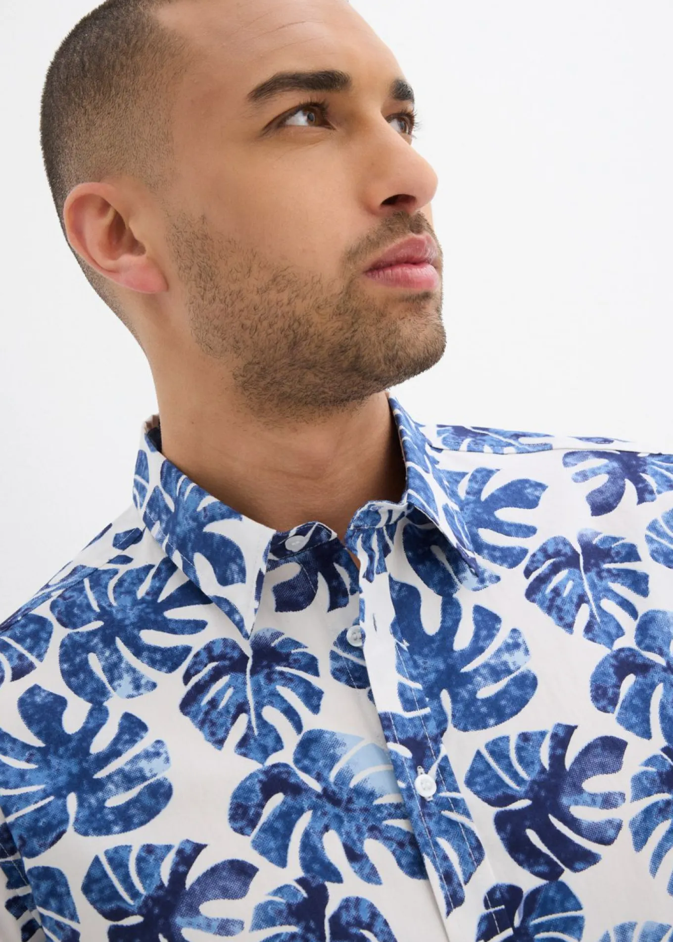 Camisa de manga corta de algodón puro