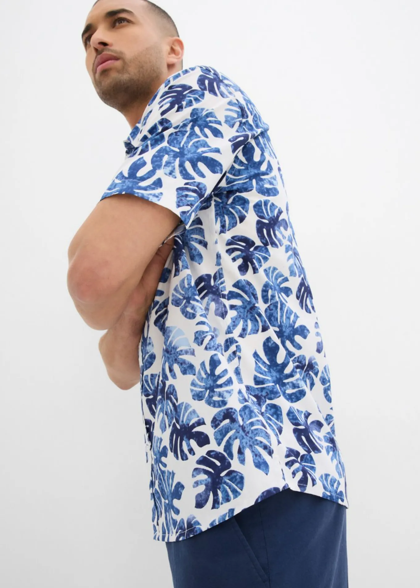 Camisa de manga corta de algodón puro