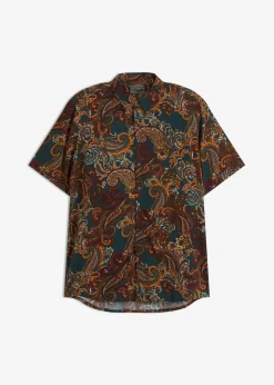 Camisa de manga corta de viscosa