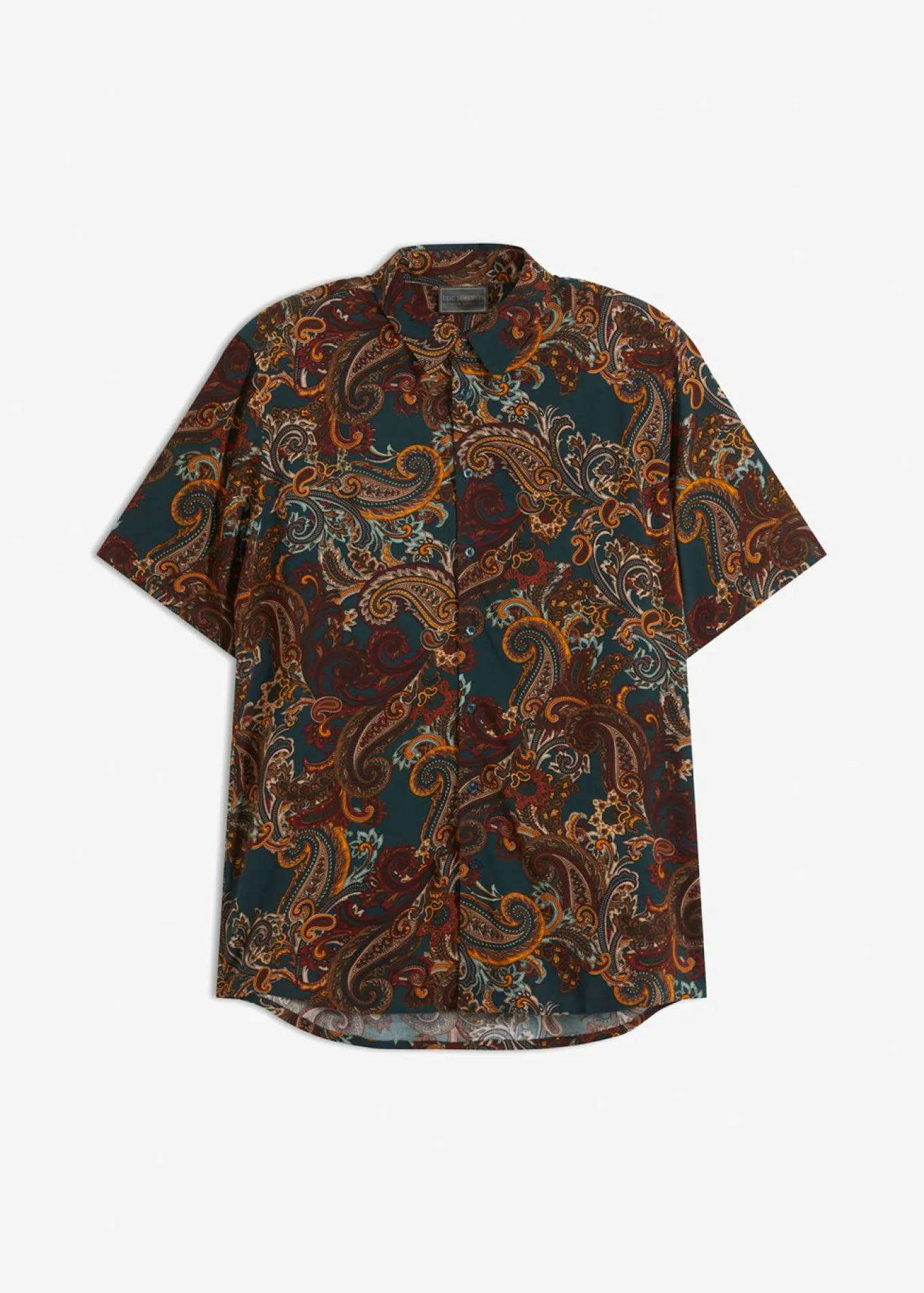 Camisa de manga corta de viscosa