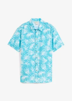 Camisa de manga corta de viscosa