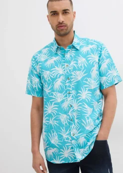 Camisa de manga corta de viscosa
