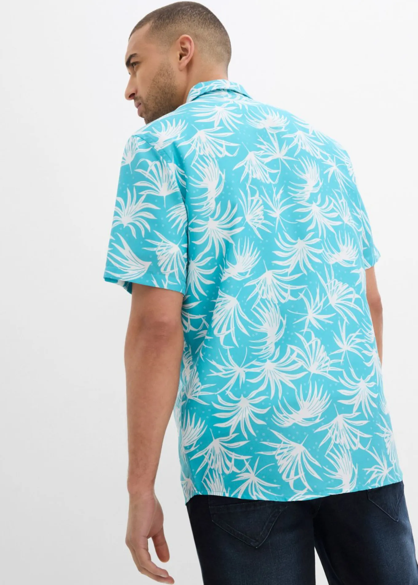 Camisa de manga corta de viscosa