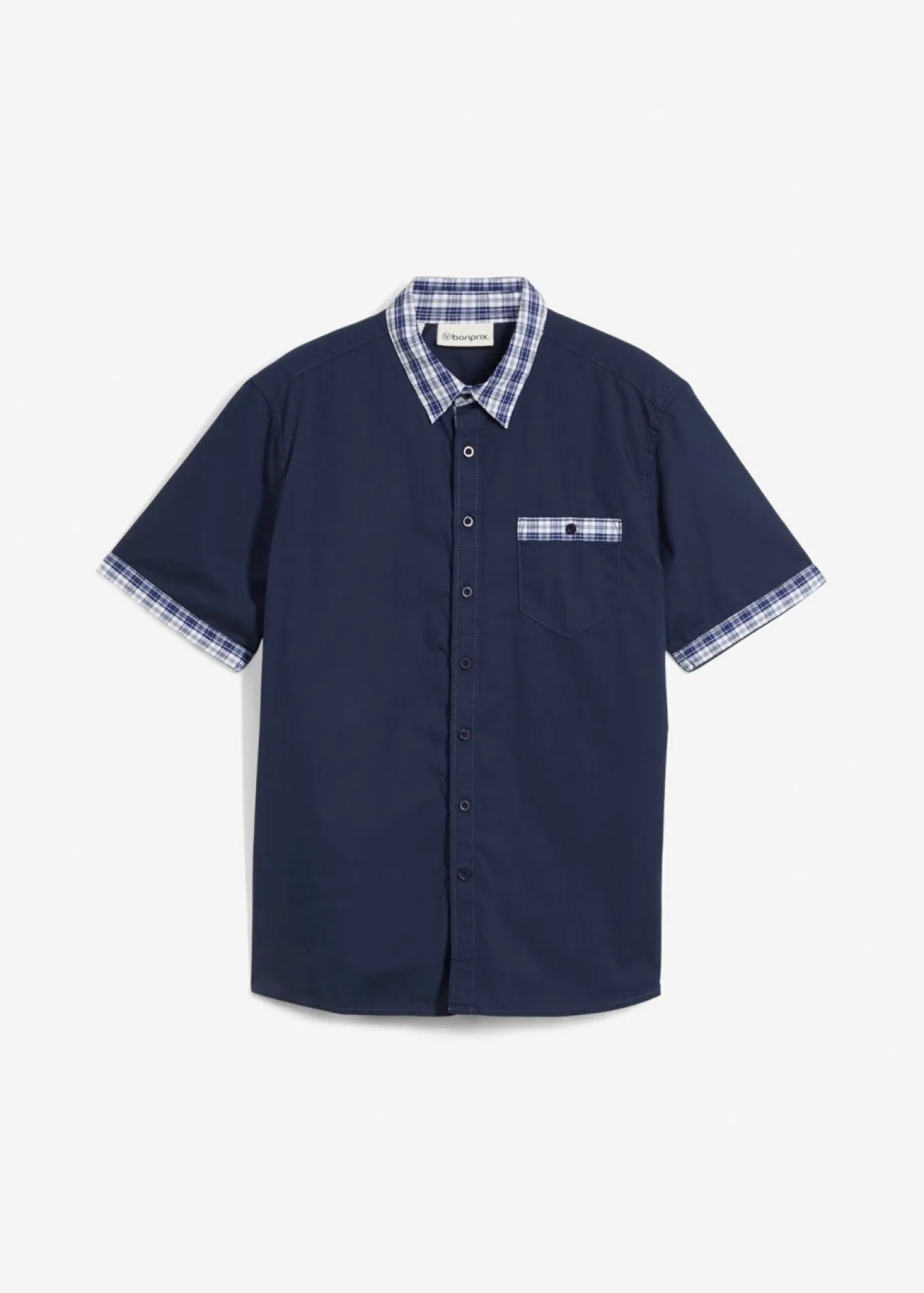 Camisa de manga corta de algodón puro