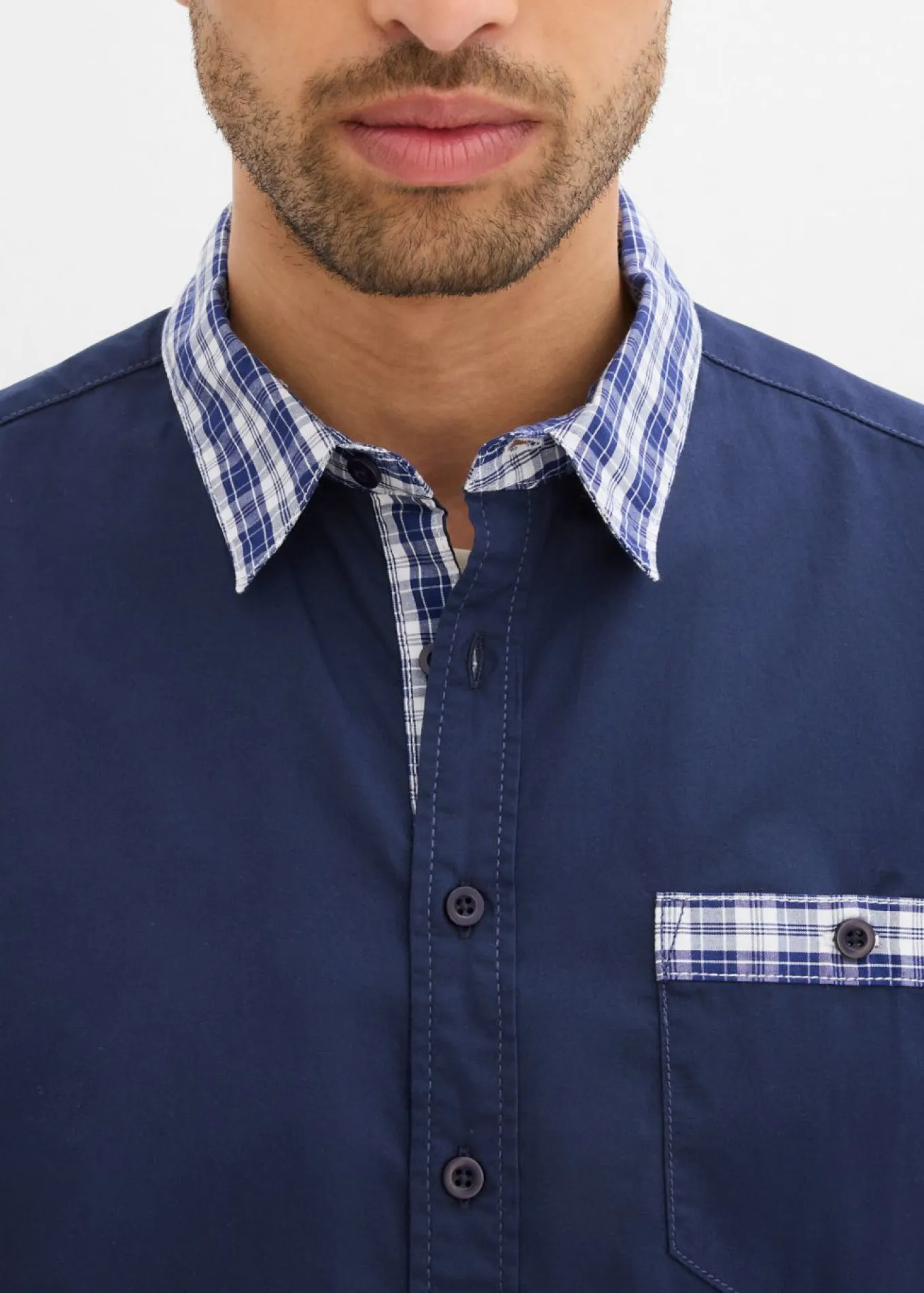 Camisa de manga corta de algodón puro
