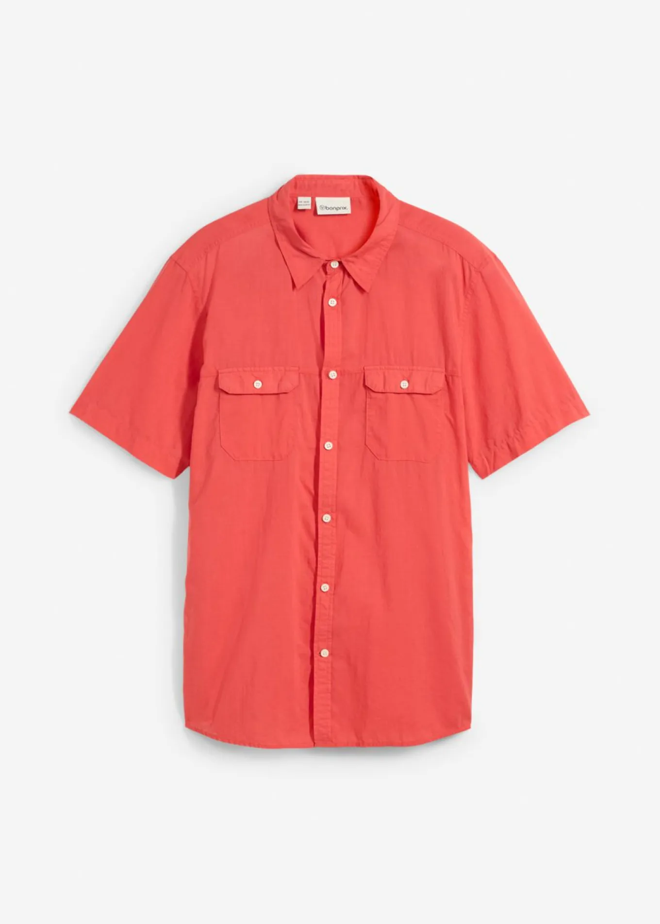 Camisa de manga corta de algodón puro