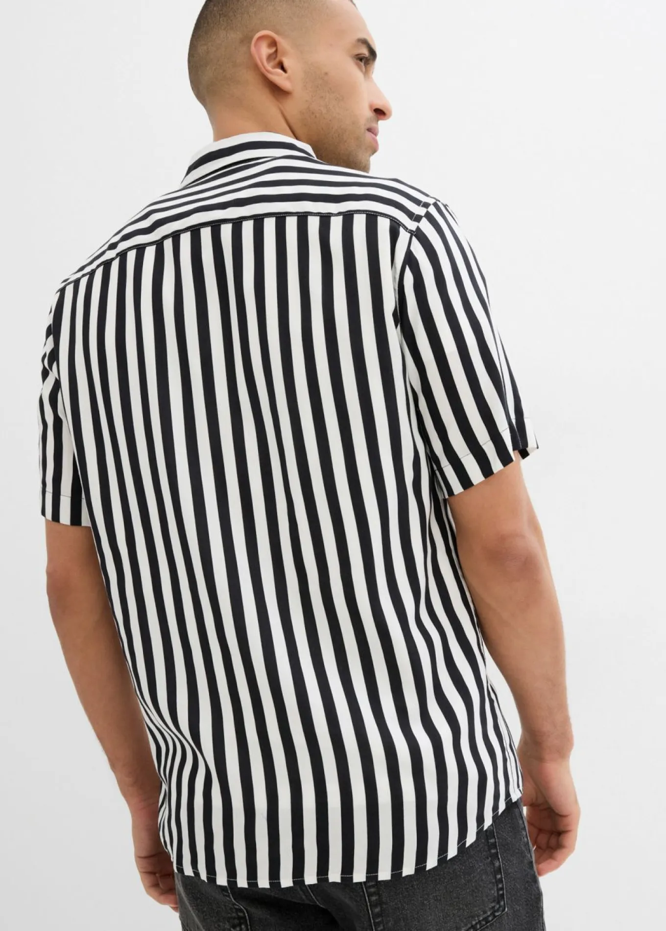 Camisa de manga corta de viscosa suave