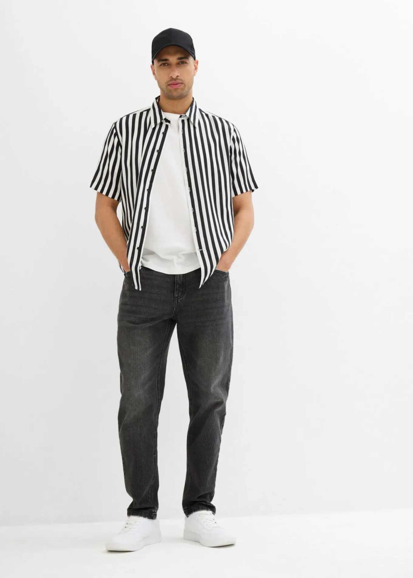 Camisa de manga corta de viscosa suave