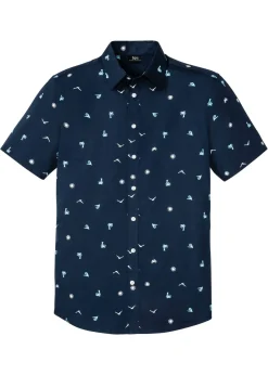 Camisa de manga corta de algodón puro