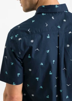 Camisa de manga corta de algodón puro