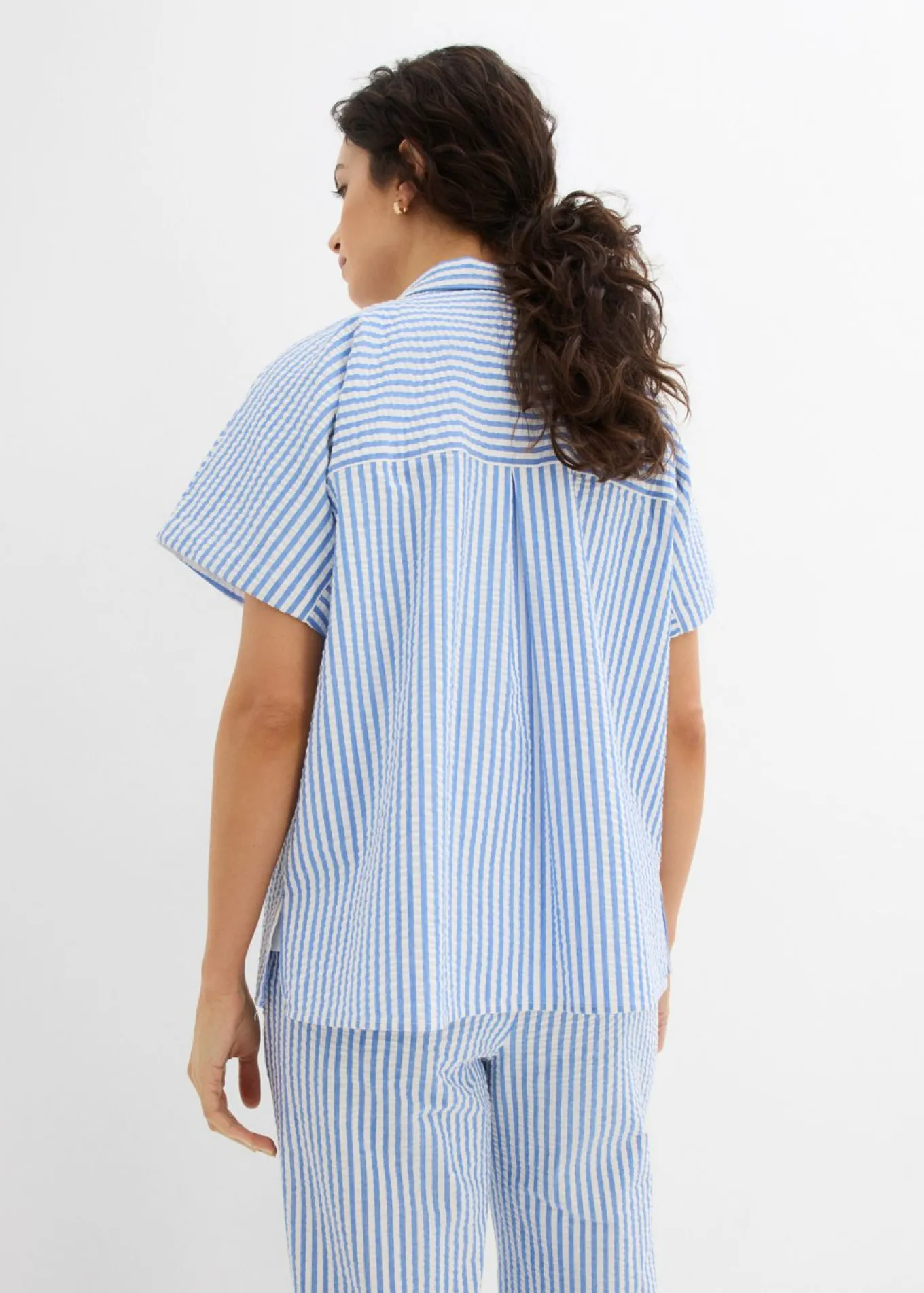 Camisa de manga corta estilo milrayas