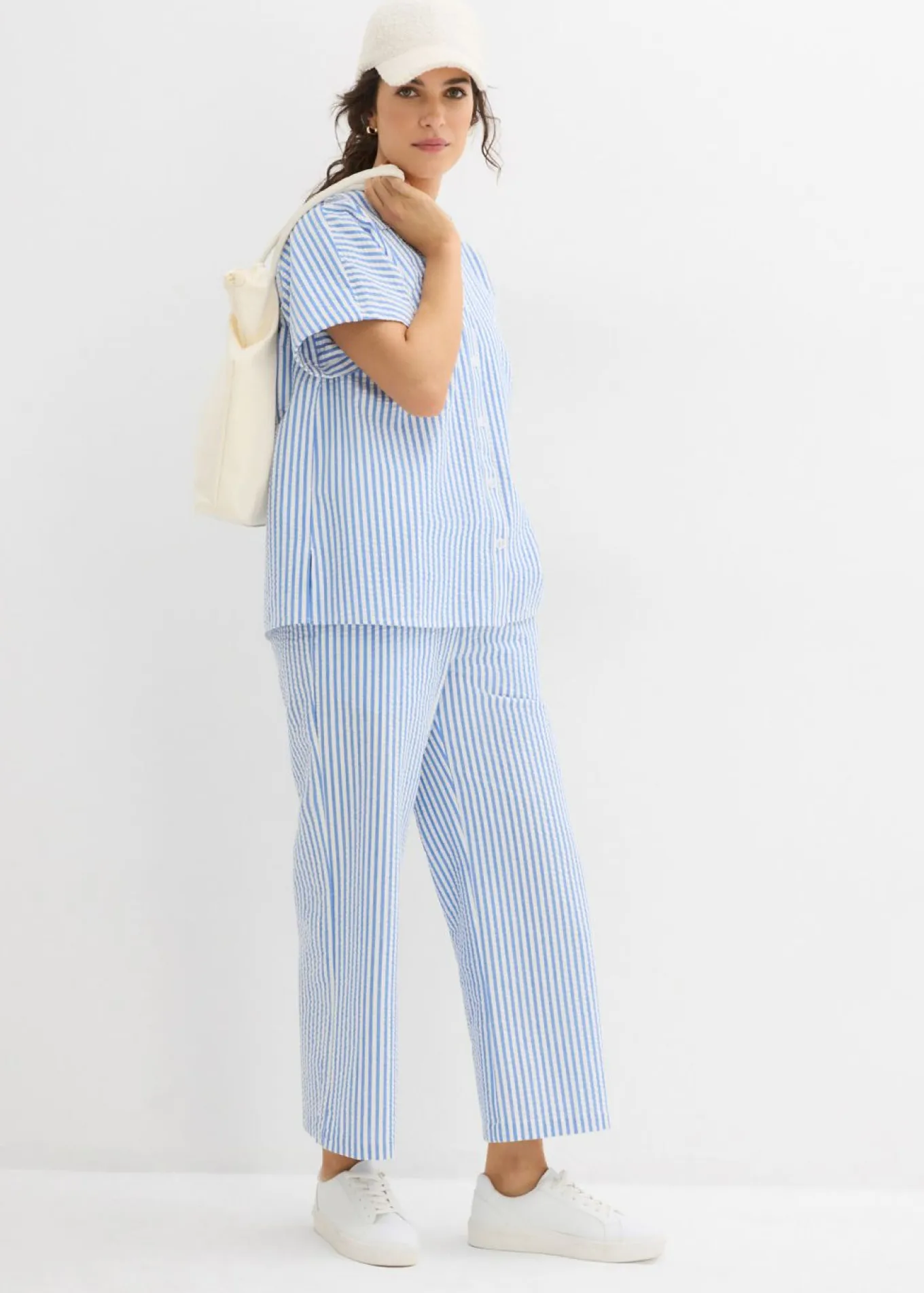 Camisa de manga corta estilo milrayas