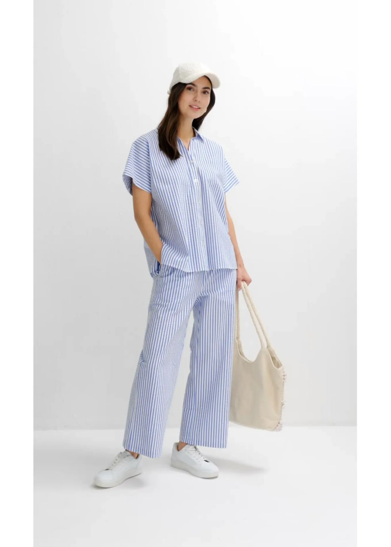 Camisa de manga corta estilo milrayas