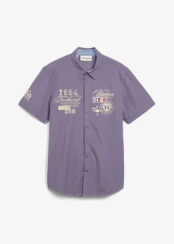 Camisa de manga corta, slim fit
