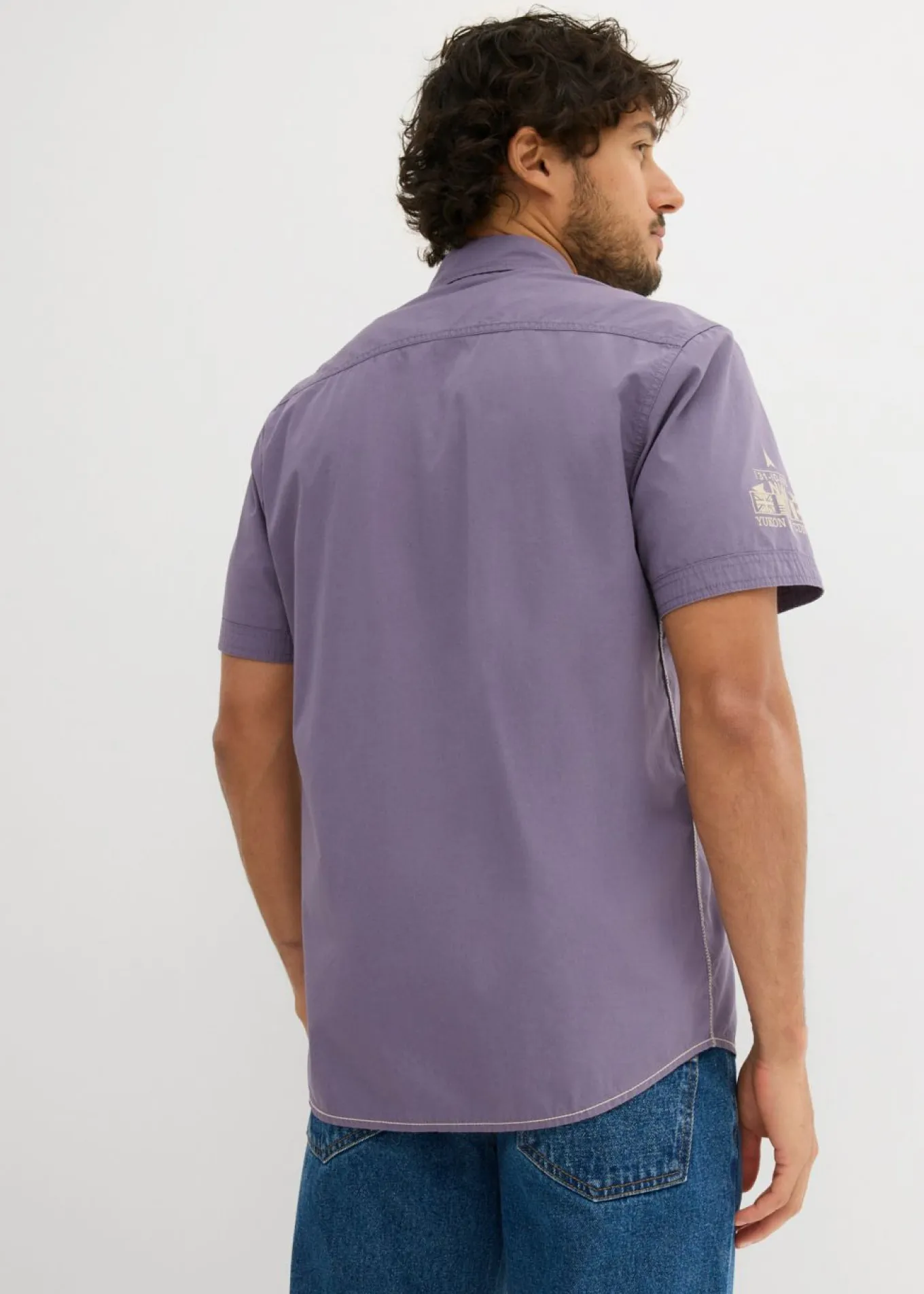 Camisa de manga corta, slim fit