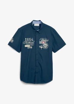 Camisa de manga corta, slim fit