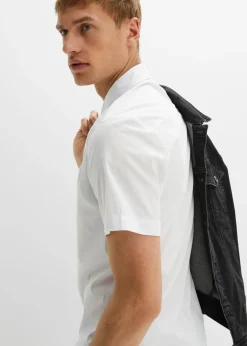 Camisa de manga corta, slim fit