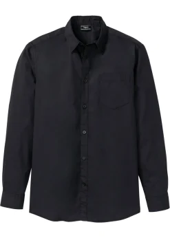 Camisa de manga larga de algodón puro