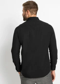Camisa de manga larga de algodón puro