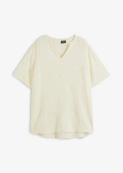 Camisa de muselina ligera con manga corta