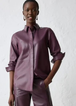 Camisa de napa de cordero