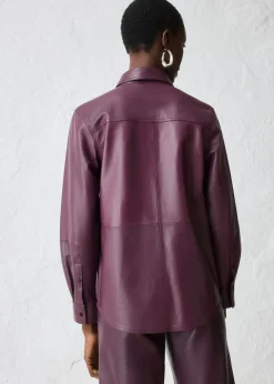 Camisa de napa de cordero