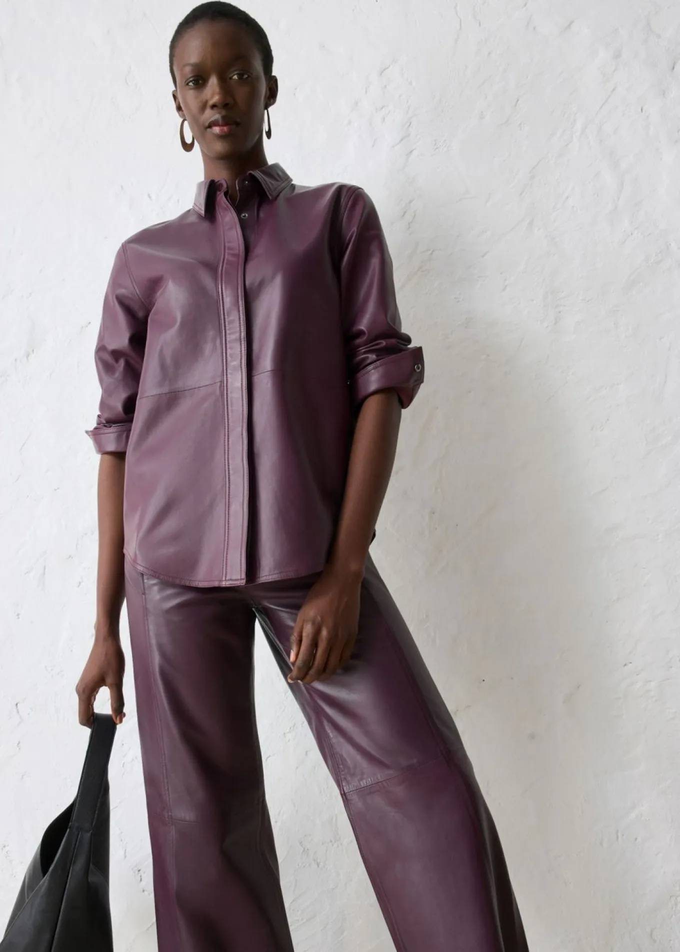 Camisa de napa de cordero